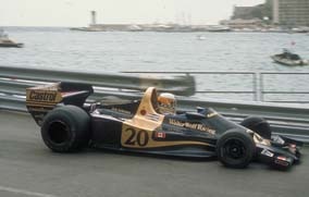 Jody Scheckler at the Monte Carlo Grand Prix in 1977