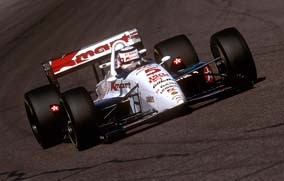 Nigel Mansell at the Bosch Grand Prix Pennsylvania in 1993