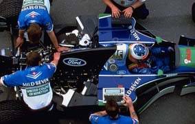 Michael Schumacher at the Spanish Grand Prix in 1994