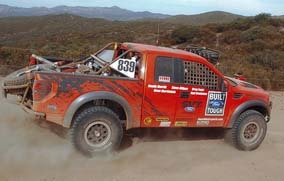 Ford F-150 SVT Raptor R at the Baja 1000 in 2008