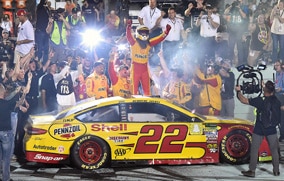 Number 22 car at NASCAR Cup Series Championship