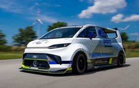 SuperVan 4.0 EV Demonstrator at Goodwood