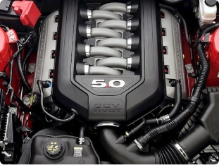 Close-up of crate engine