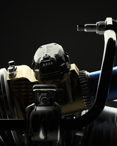 Close-up of motor engine part