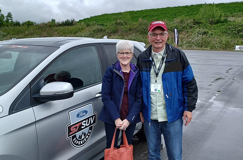 David and Gwen at the ST SUV Experience