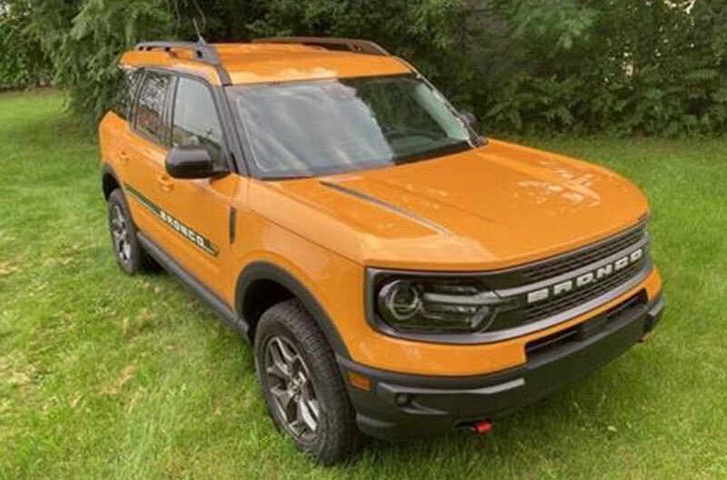 Yellow bronco sport