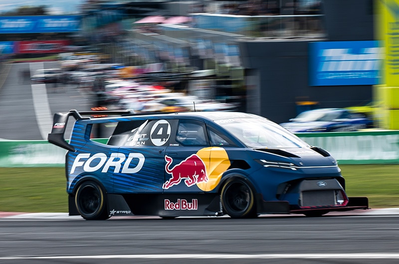 Ford Performance E-Transit SuperVan 4.2 on track at Bathurst