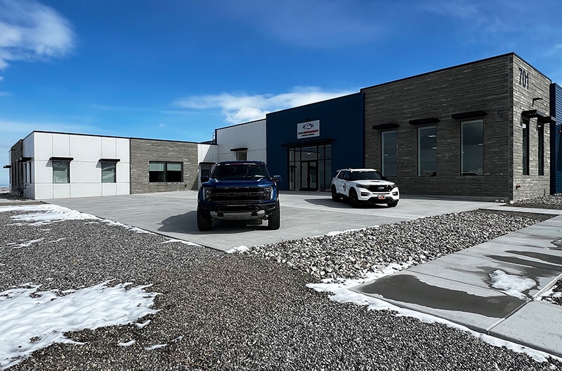 Exterior of new building