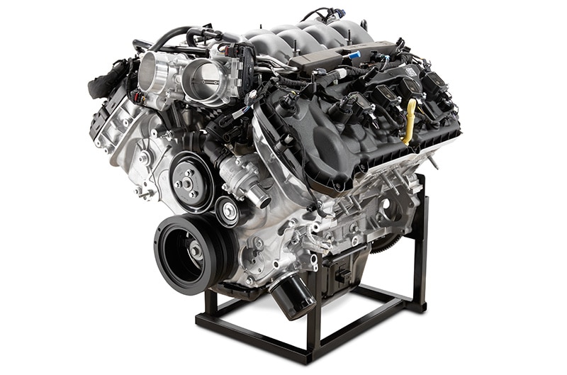 Coyote engine on a white background