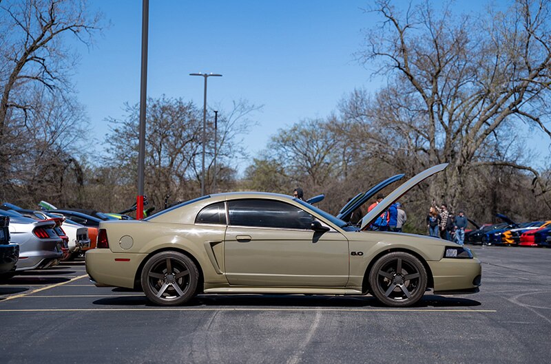 Passenger side image of newedge mustang