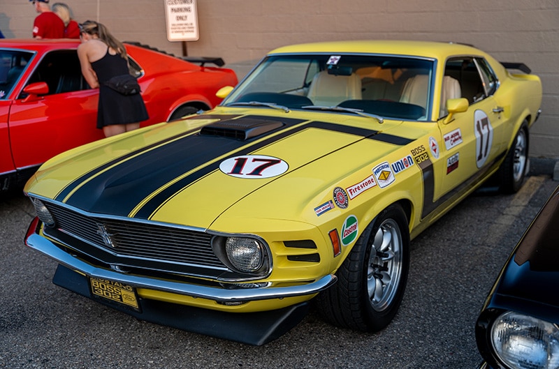 Yellow Boss Mustang