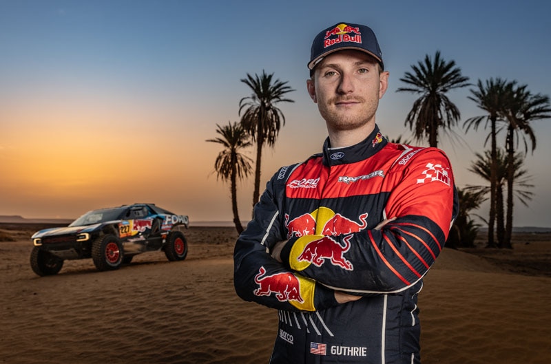 Mitch Gunthrie Jr posing in desert