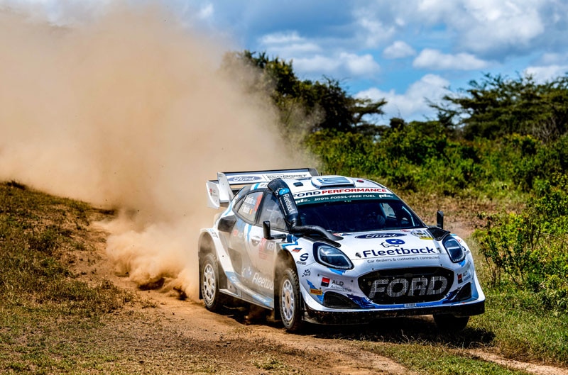 Puma Rally1 on dirt path